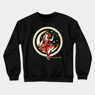 VINYL LIFE MOON GIRL Crewneck Sweatshirt